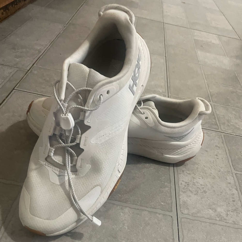 HOKA Womens transport shoes in white